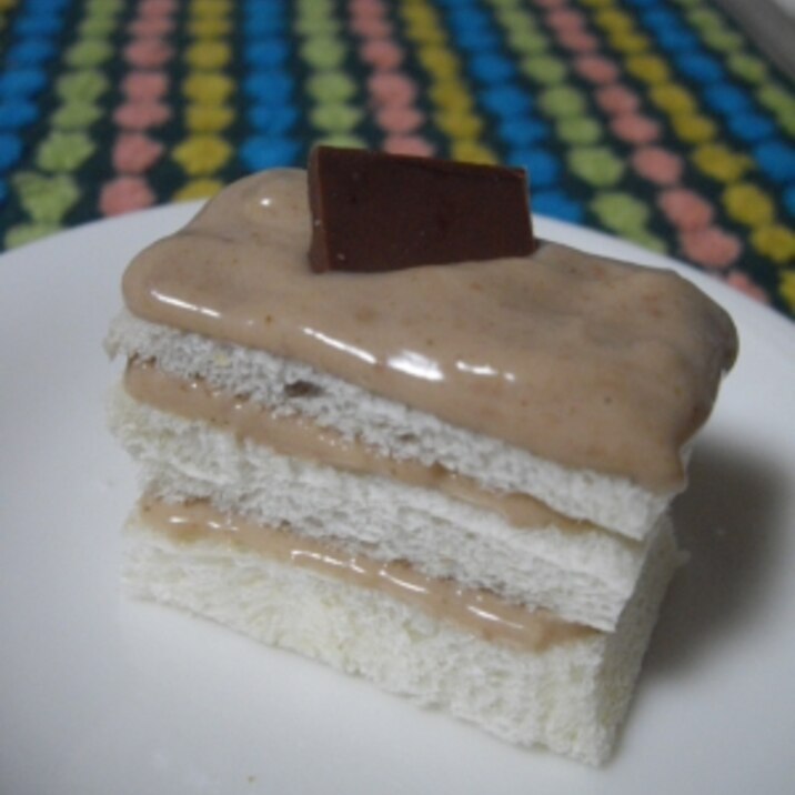 チョコ里クリームケーキ♪（100kcal)